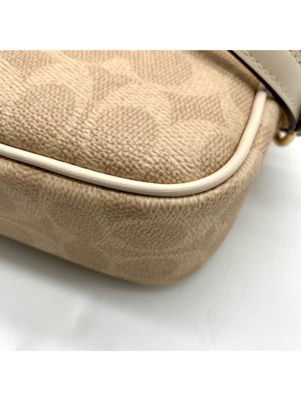 Coach Beige Jamie Camera Coated Canvas Crossbody Bag - Picture 9 of 12